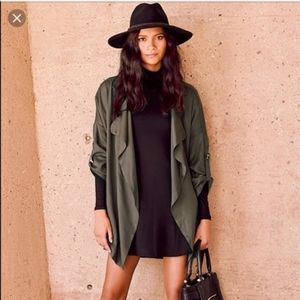 Lulu’s FORE COLLECTION oversized Dolman jacket Sz XS